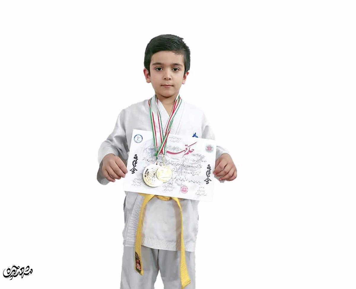 کاراته‌کار هشت‌ساله محله الهیه در اردوی تیم‌ملی