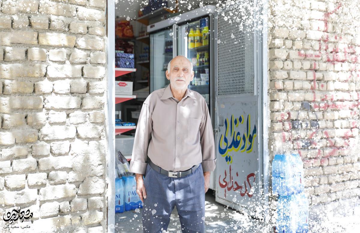 عمو رحیم بقال، مردی با سرفه‌های بی‌پایان، یک جانباز شیمیایی است