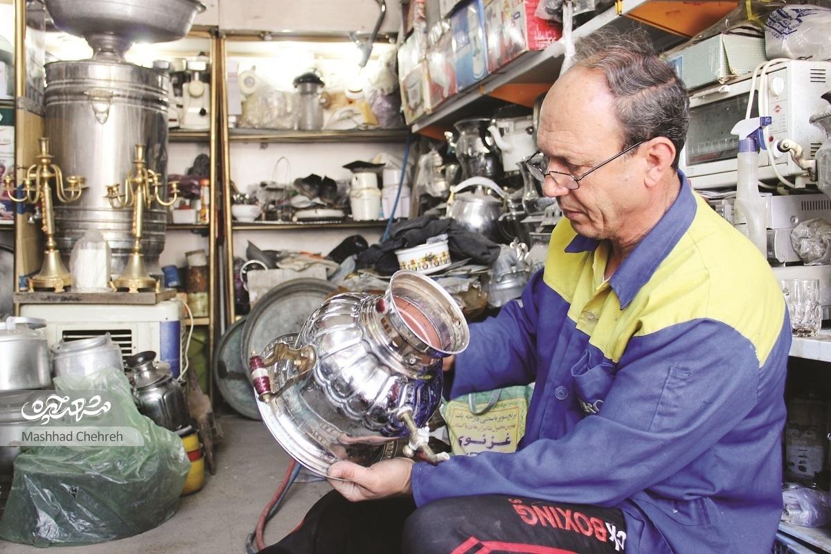 اوستاحسین، اولین سماورساز راسته موحدین اوستاحسین، اولین سماورساز راسته موحدین