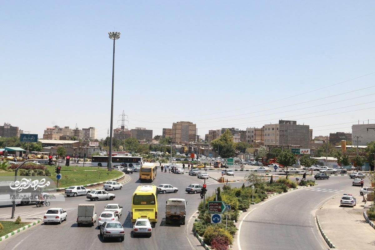 ترافیک، میهمان همیشگی خیابان‌های منطقه ۷ مشهد
