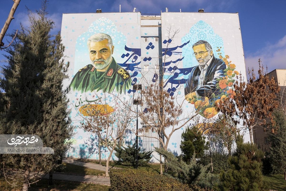 ساعتی با اهالی و خالق دیوارنگاره خیابان دلاوران