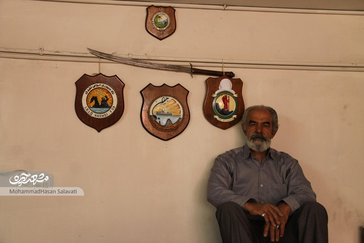 ناخدادوم، فریدون لنگرا، ۸ سال حضور در مناطق جنگی از افتخارات اوست