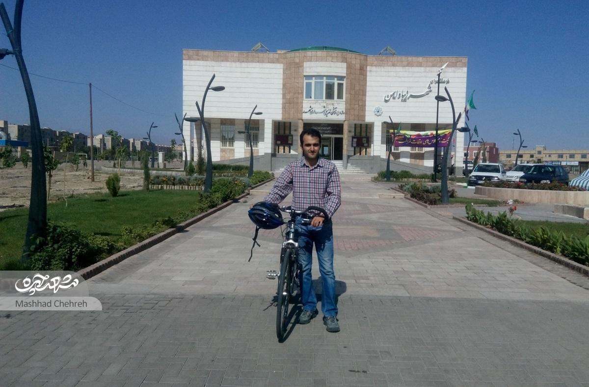 مهیار مقیمی به دنبال ترویج فرهنگ دوچرخه سواری است