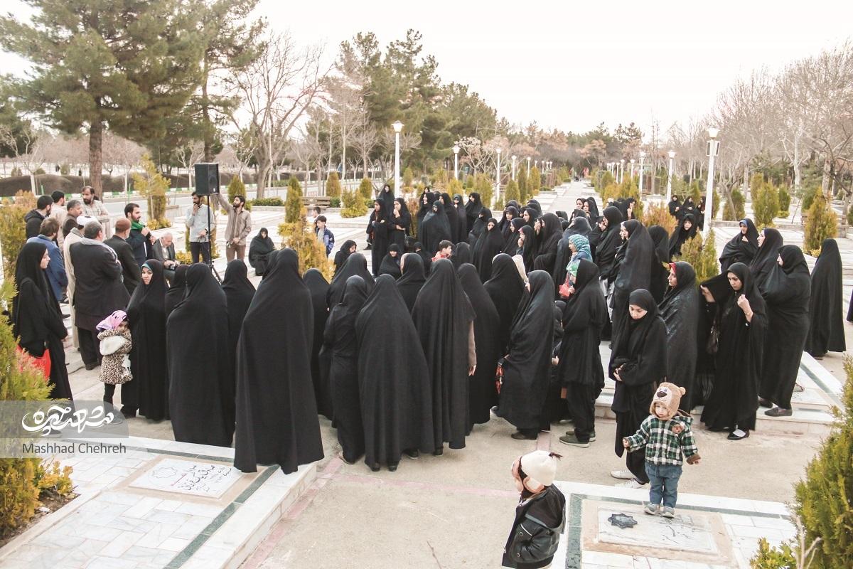 یاد شهدا در بهشت رضا