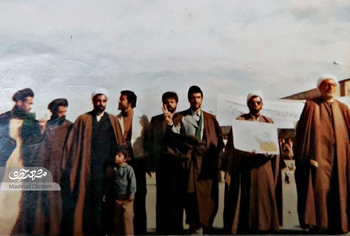 سیدمهدی بامشکی، مداح و مبارزه انقلابی است