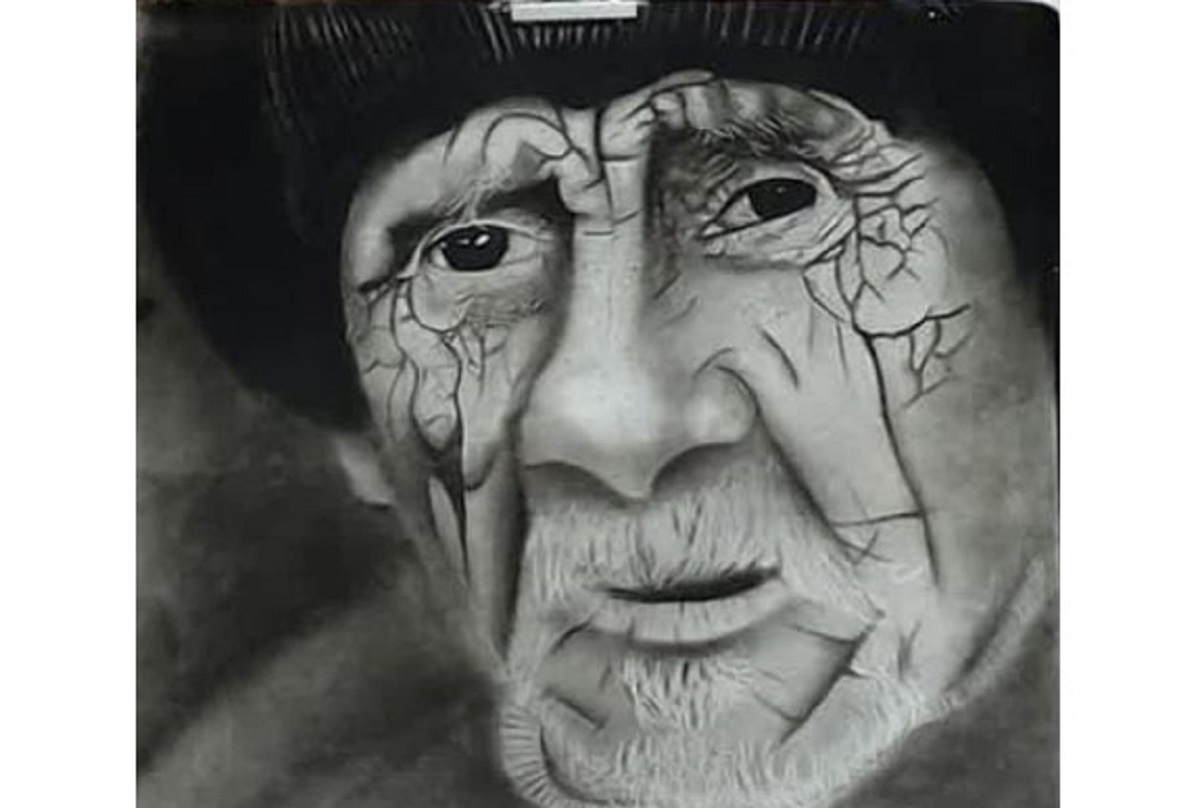 حرف دل نقاش با استعداد محله مهدی‌آباد