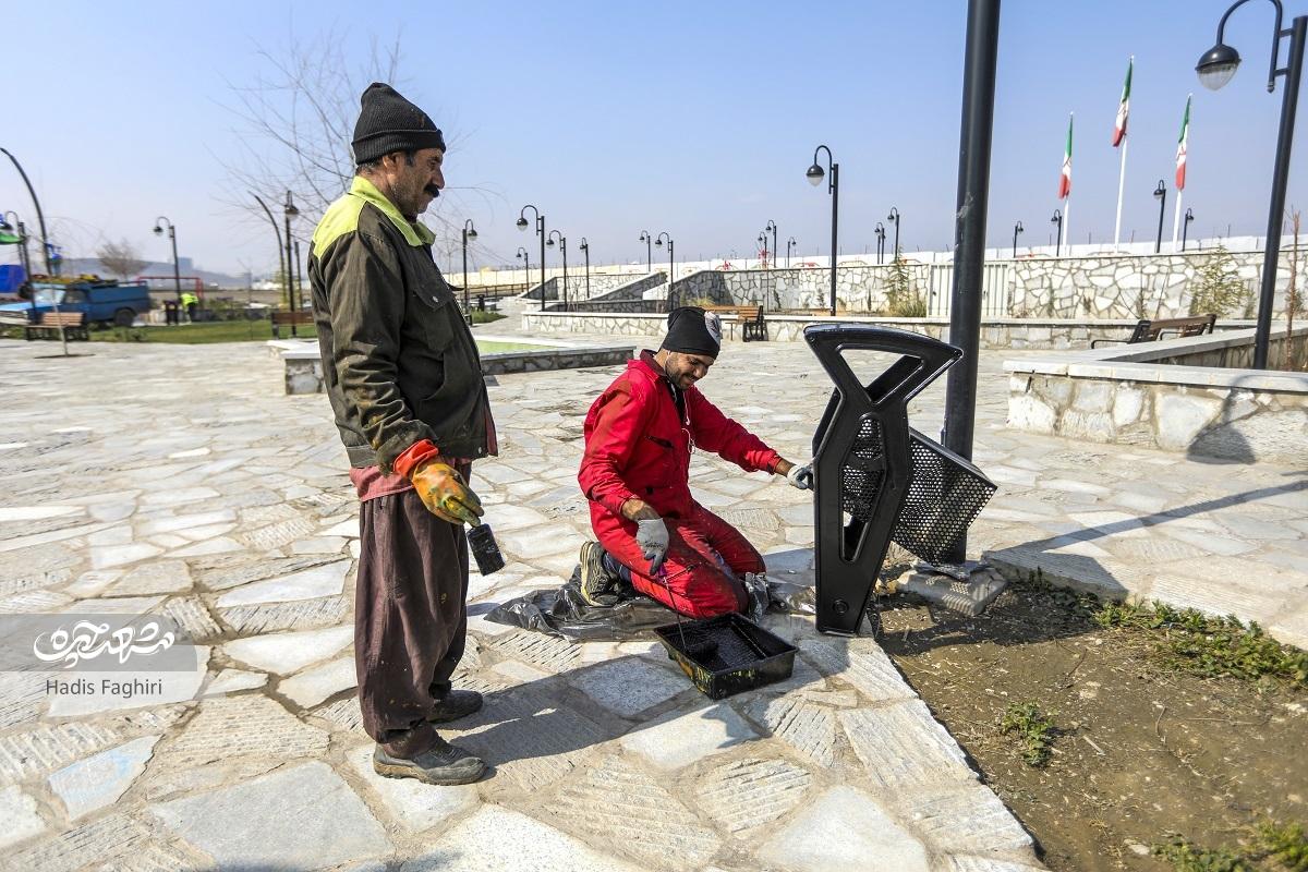 آراستن طاووس الهیه به بهار