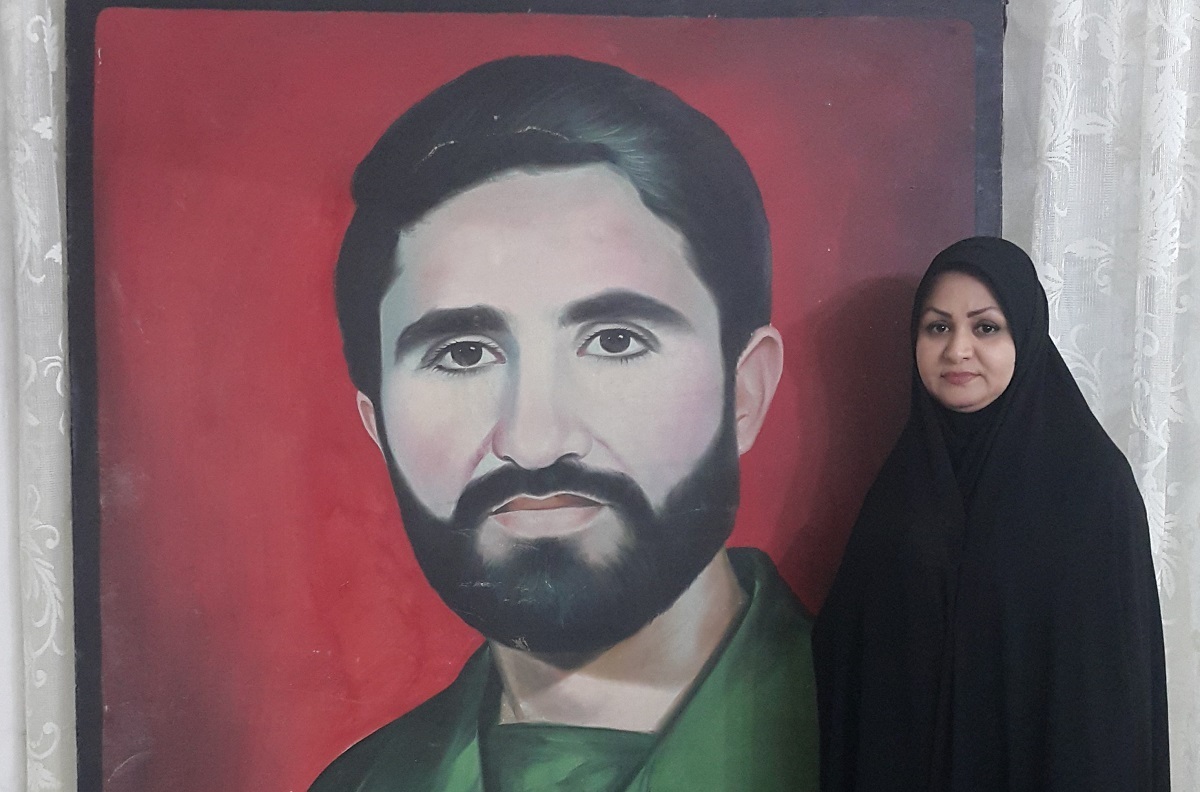 شهید جنگی روی تین روغن نام آزادشهر را نوشت