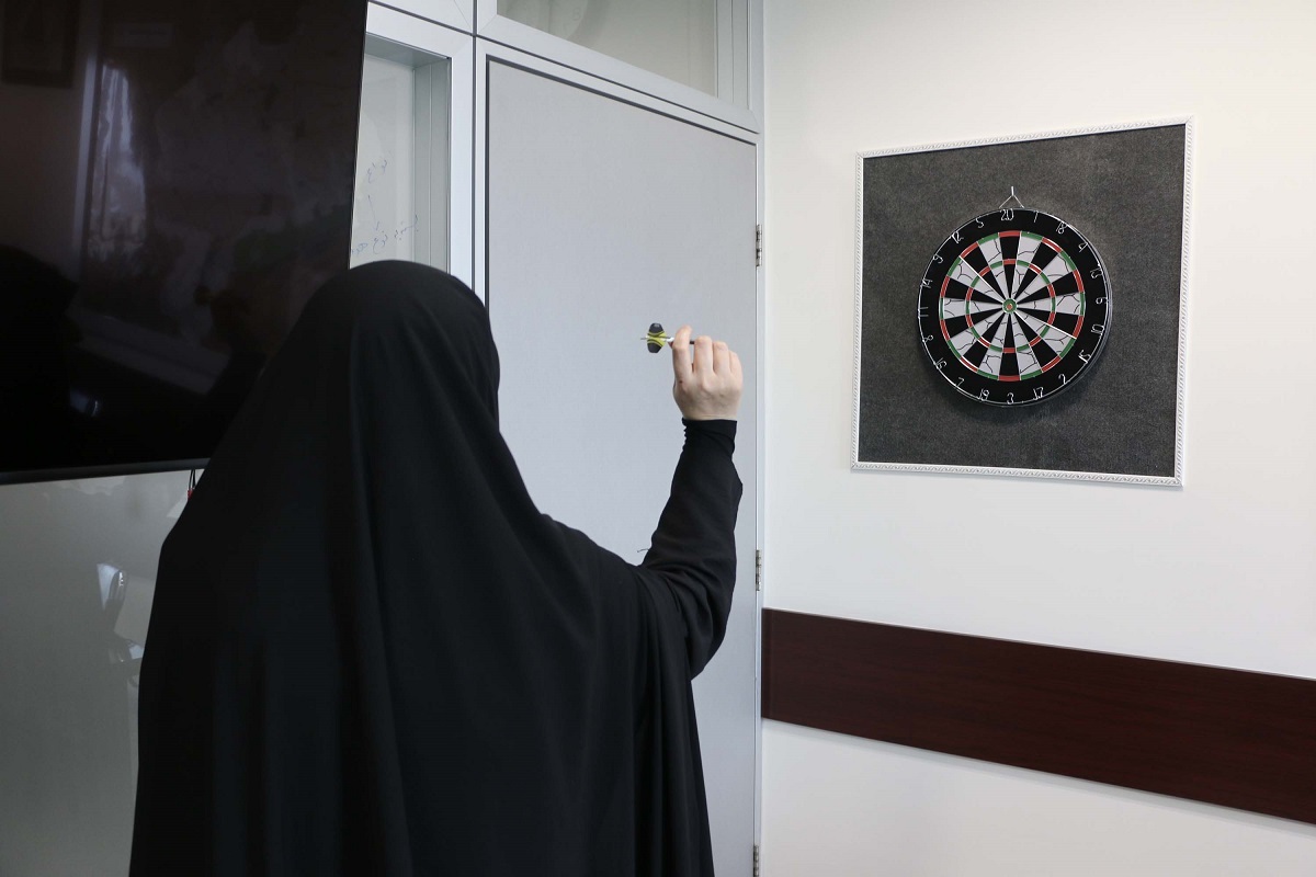 کوشش کاشانی در پرتاب دارت کوشش کاشانی در پرتاب دارت