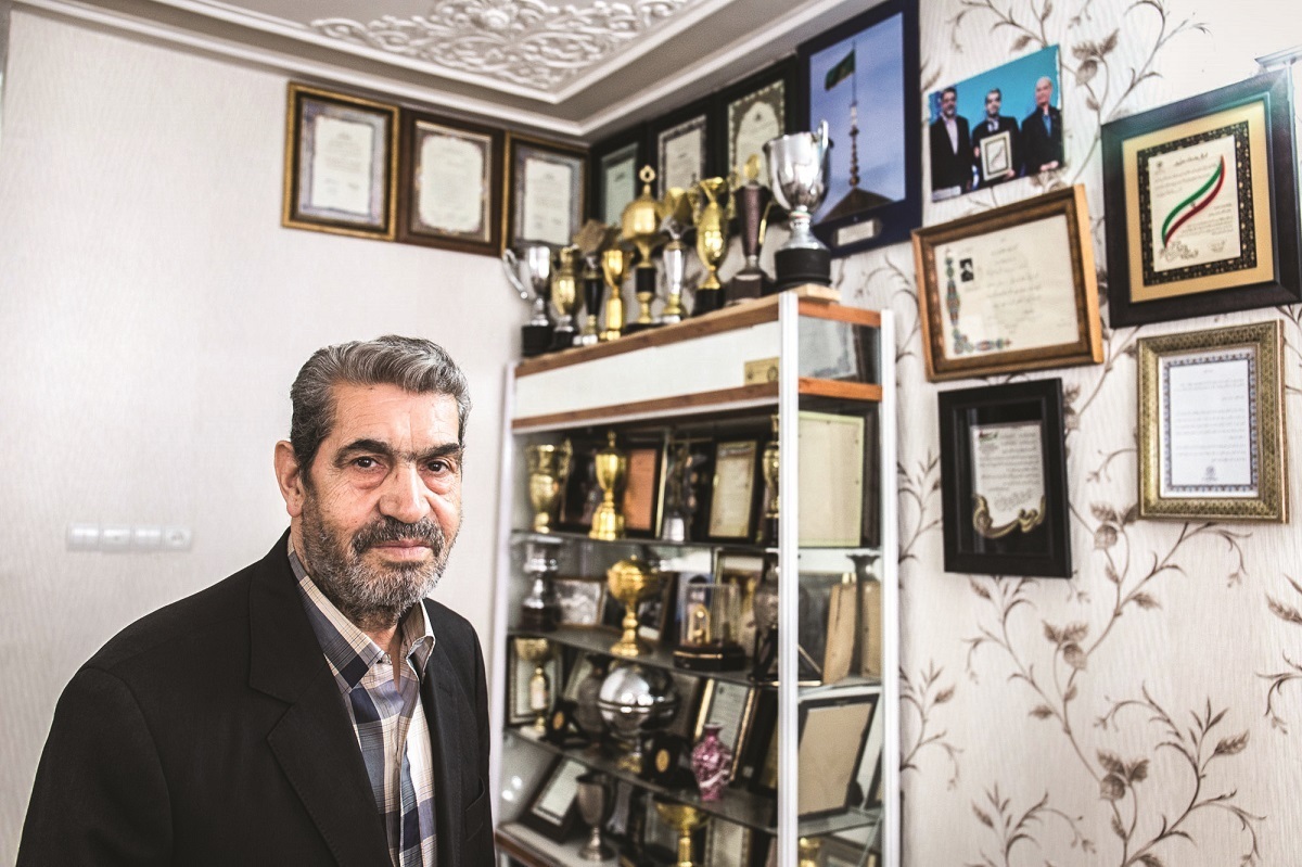 حسن ریاحی رکورددار قهرمانی چرخ ورزش باستانی کشور است
