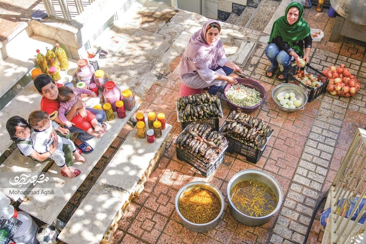 کارآفرینی جاریها در حیاط خانه