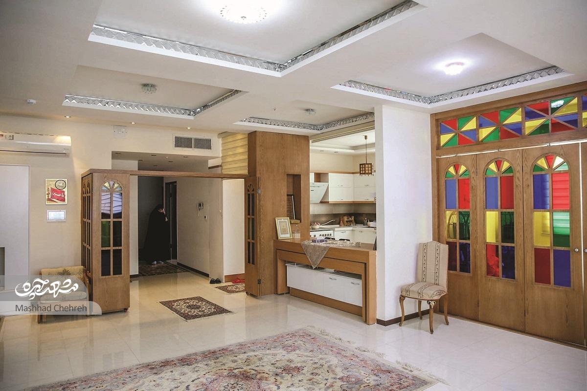 چیدمان خانه آقا محمدهادی به سبک معماری و اسلامی است چیدمان خانه آقا محمدهادی به سبک معماری و اسلامی است