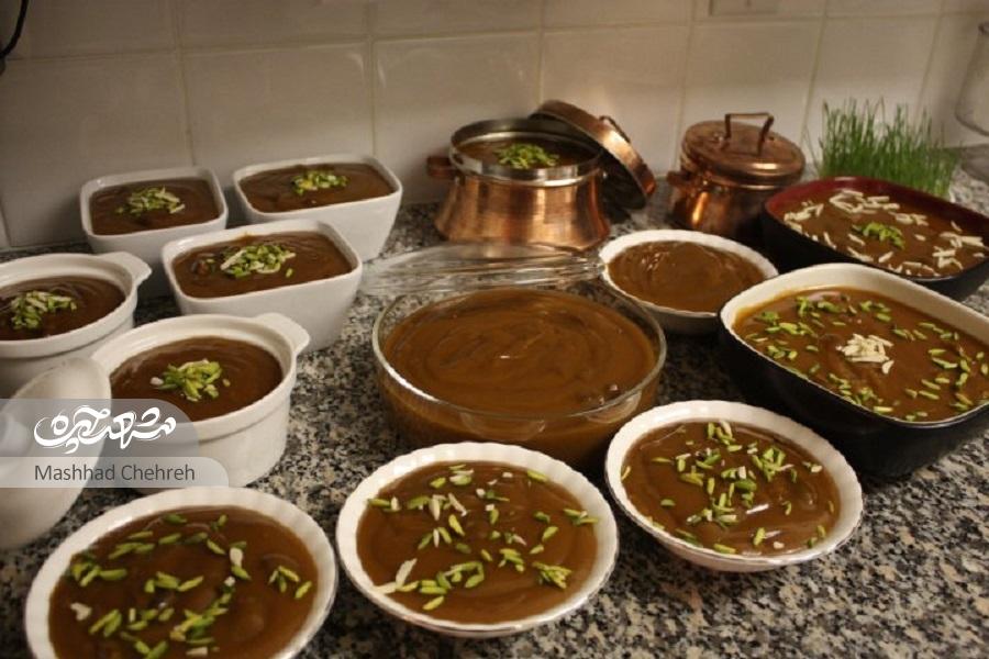 سمنوپزی نوروزی در منزل حاج خانم مشمول