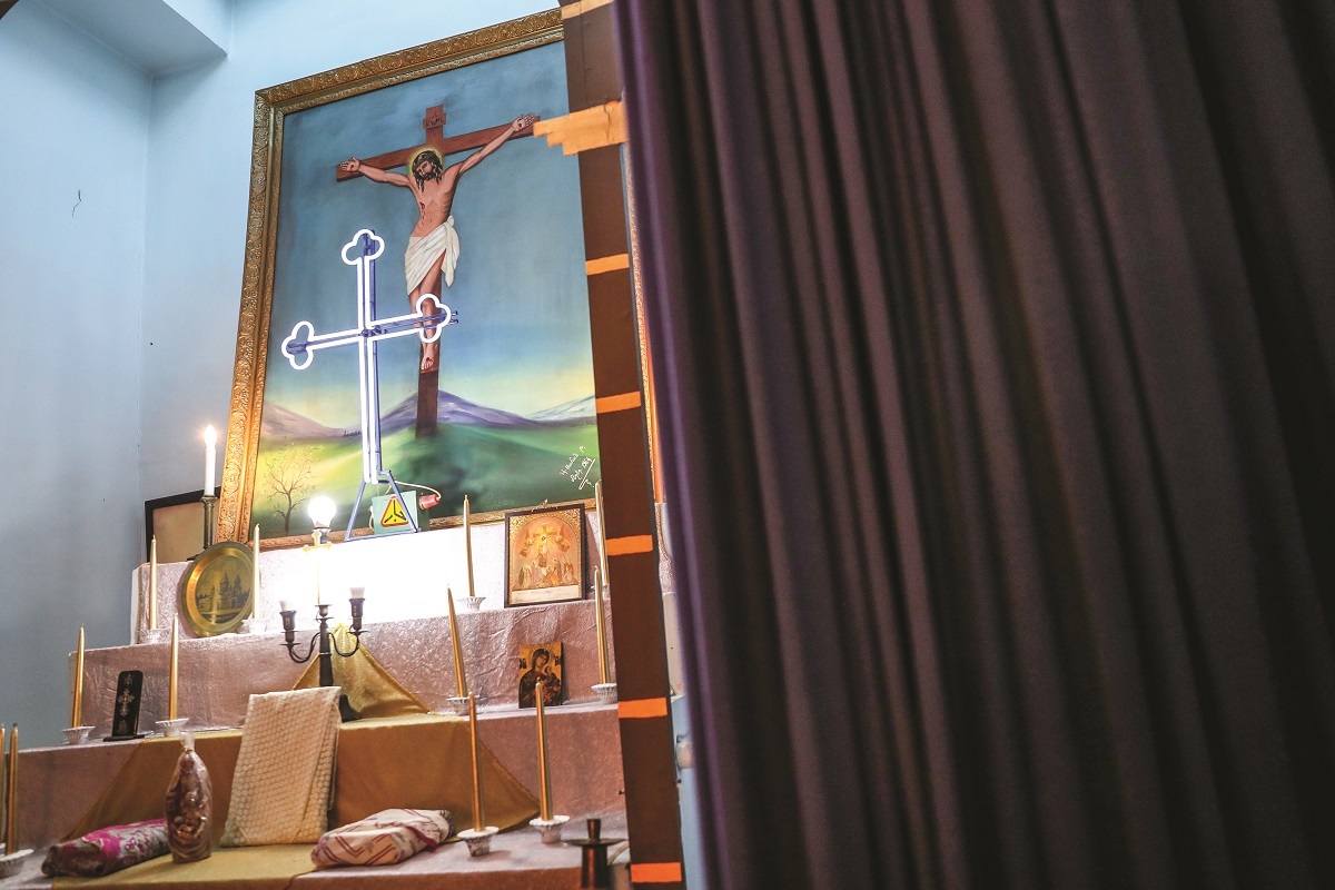 مسروپ مقدس یگانه کلیسای نیمه فعال مشهد