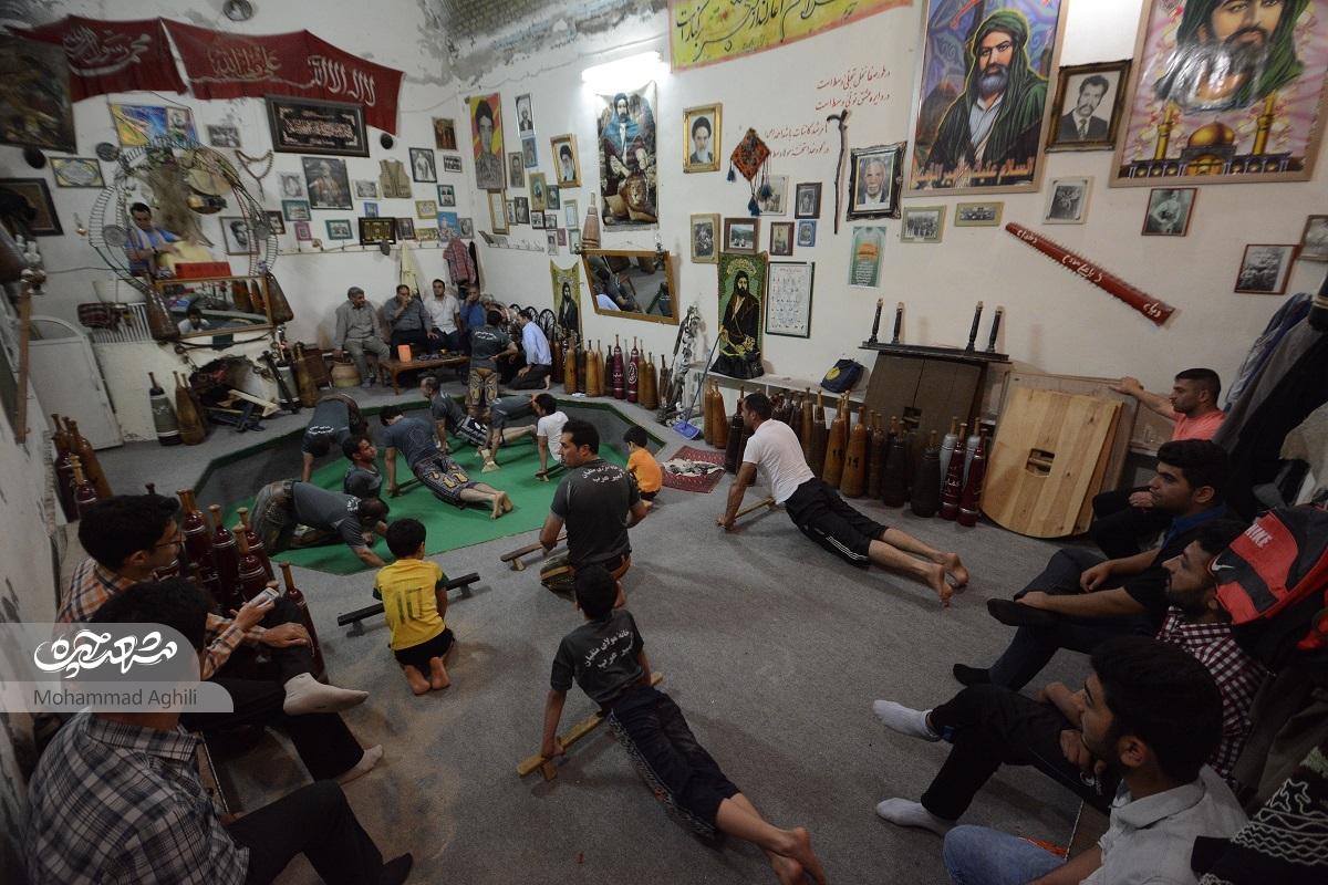 پیوند ورزشی اهالی محلات چهاربرج و وکیل‌آباد در گود زورخانه