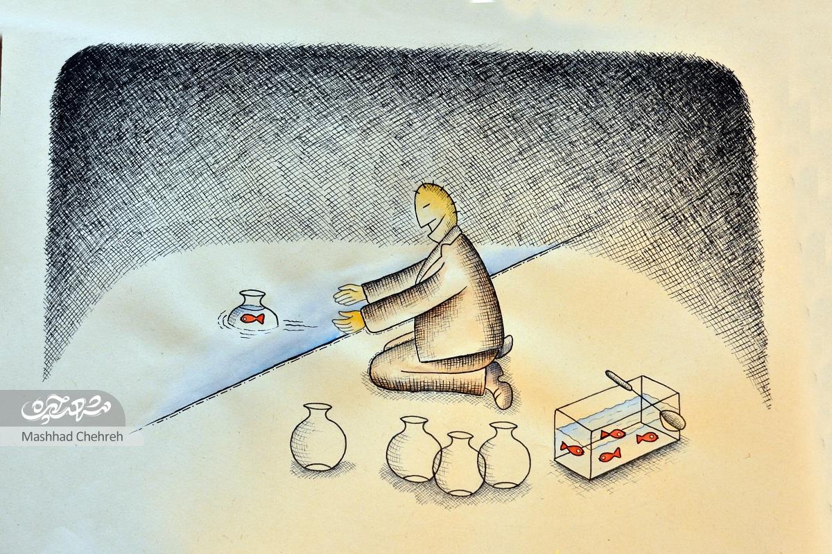 هادی اکبری کارتونیستی است که هنرش به تصویر کشیدن واقعیت است هادی اکبری کارتونیستی است که هنرش به تصویر کشیدن واقعیت است