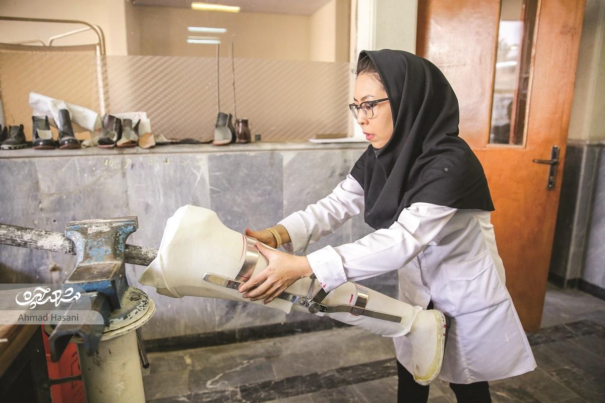 ساخت اندام مصنوعی در مرکز توان‌بخشی