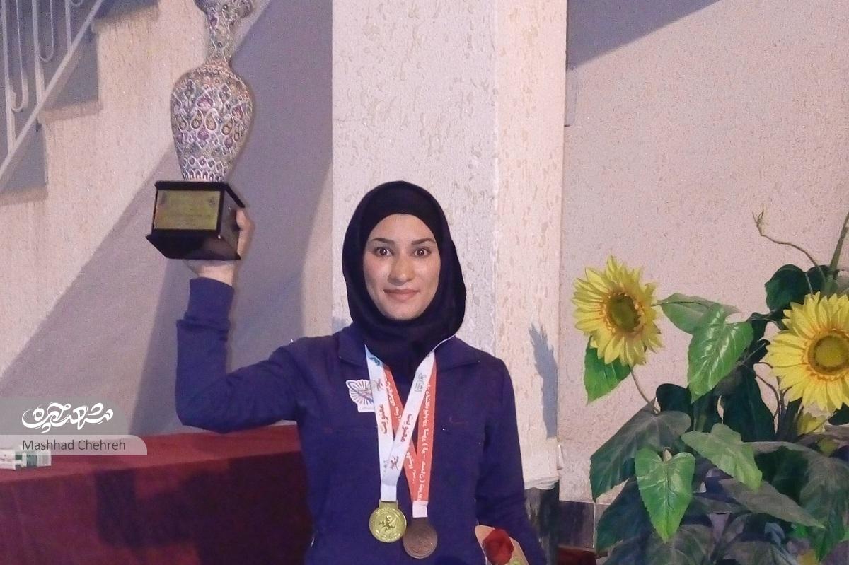 سمانه اکبرپور، بانوی قهرمان دوومیدانی کشورمان است سمانه اکبرپور، بانوی قهرمان دوومیدانی کشورمان است