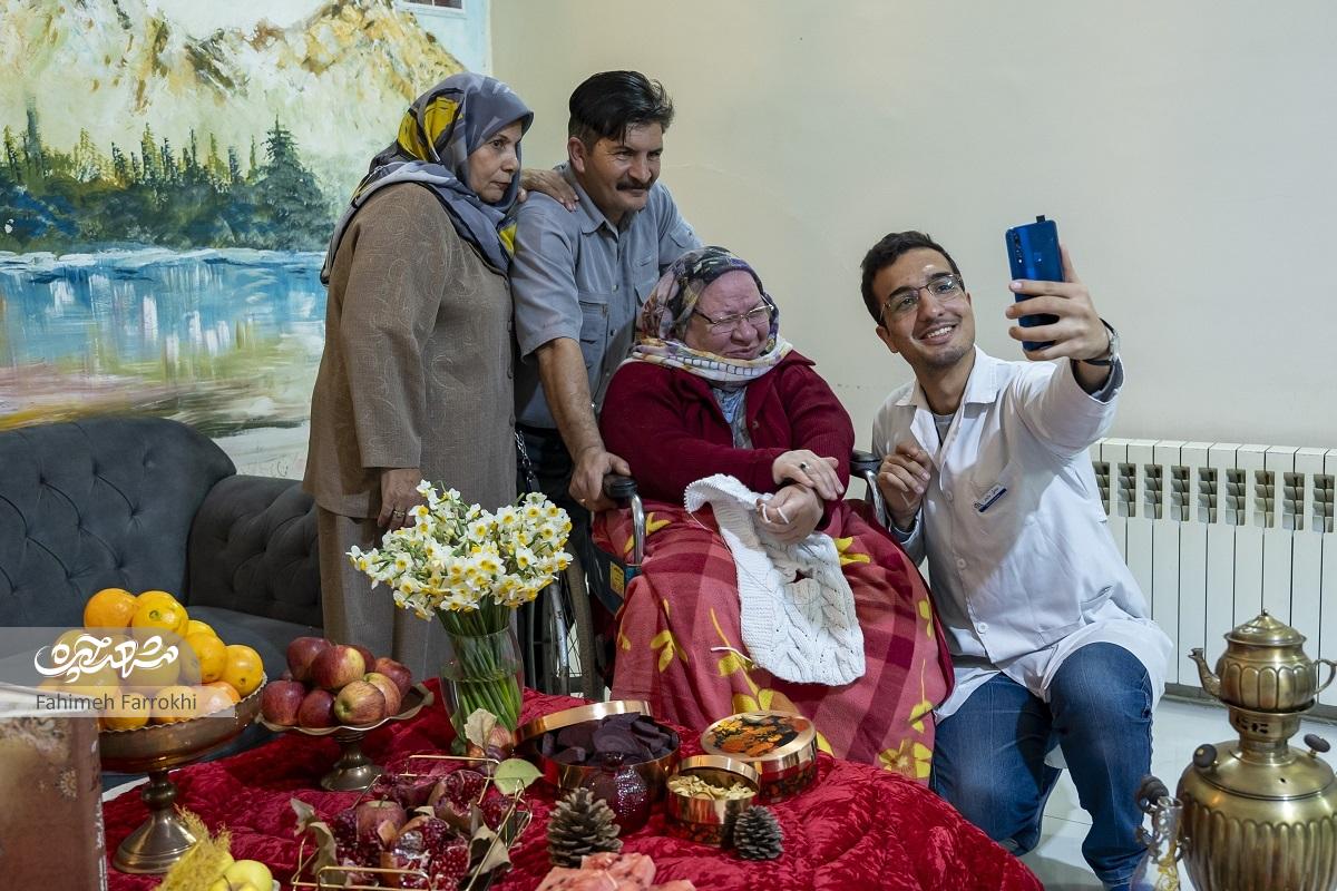 شب چله در خانه سالمندان