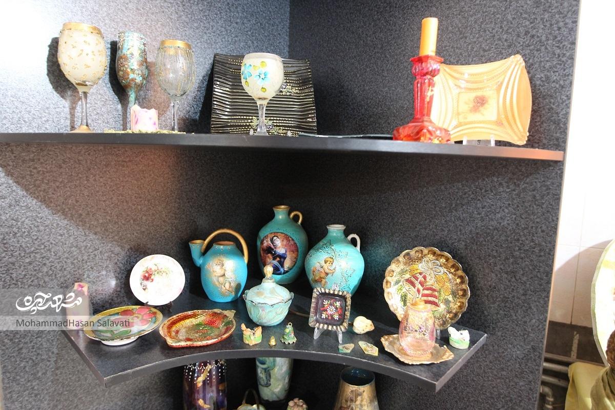 مهناز عقیلی با مواد دورریختنی، وسایل لوکس می‌سازد