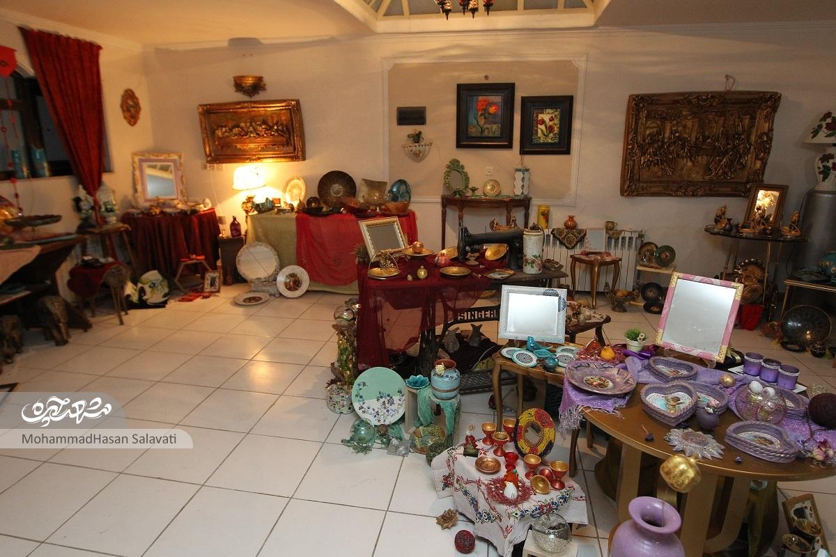 مهناز عقیلی با مواد دورریختنی، وسایل لوکس می‌سازد