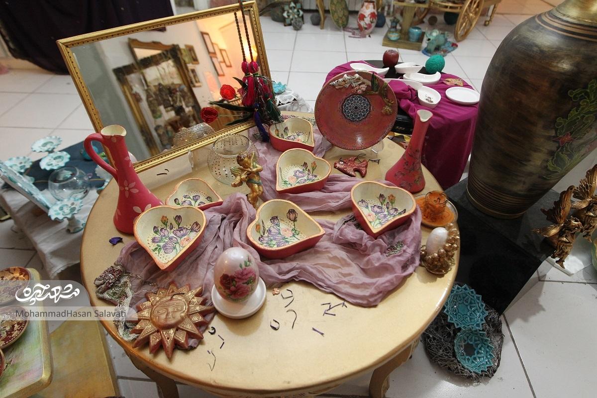 مهناز عقیلی با مواد دورریختنی، وسایل لوکس می‌سازد