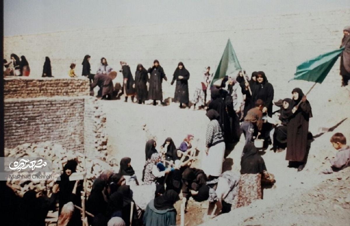 بنای فاطمیه به همت و بازوی زنان محله لشکر ساخته شده است بنای فاطمیه به همت و بازوی زنان محله لشکر ساخته شده است