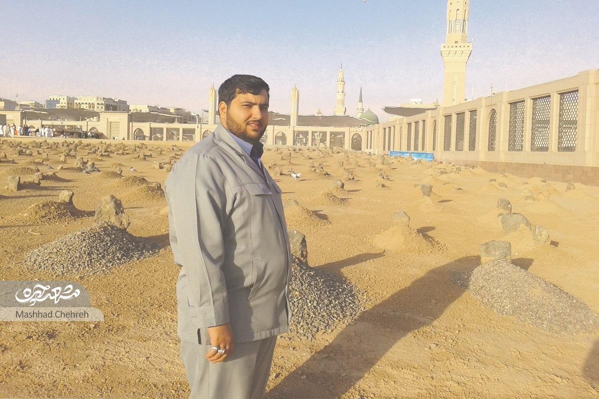 هنر مداحی در خانواده رضا گرمابی موروثی است هنر مداحی در خانواده رضا گرمابی موروثی است