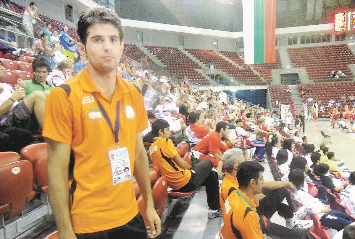 وحید طالبی عضو تیم ملی والیبال ناشنوایان ایران است