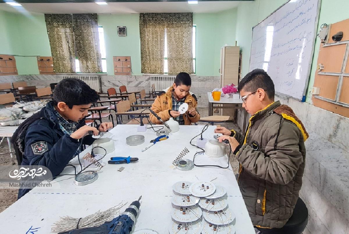 اندیشه‌های کارساز کلاس‌های کاروفناوری مدرسه نوید