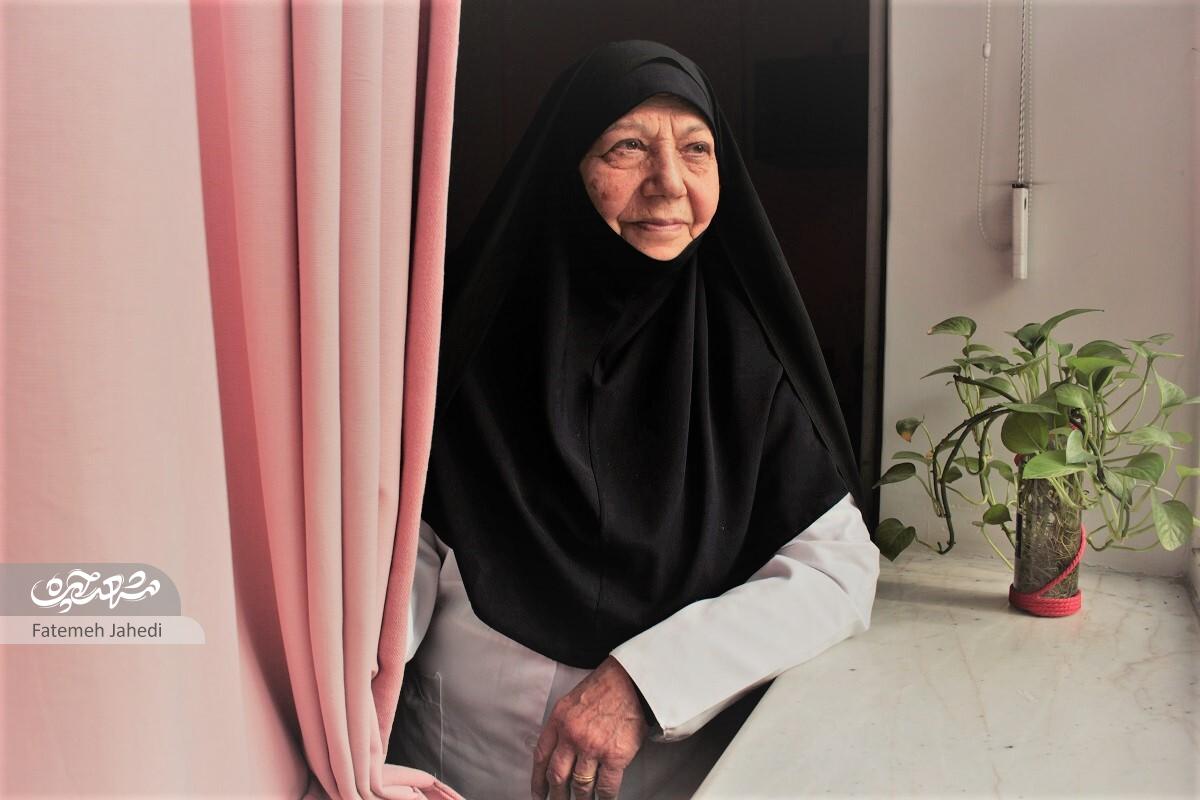 معصومه رضاپور ، پرستارجنگ برای سلامت روستاییان خدمت می‌کند