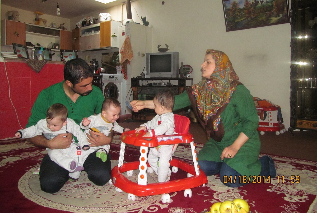 سه قلوهای کاکلزری سیدحسین حاجتمند، همه زندگی او هستند سه قلوهای کاکلزری سیدحسین حاجتمند، همه زندگی او هستند