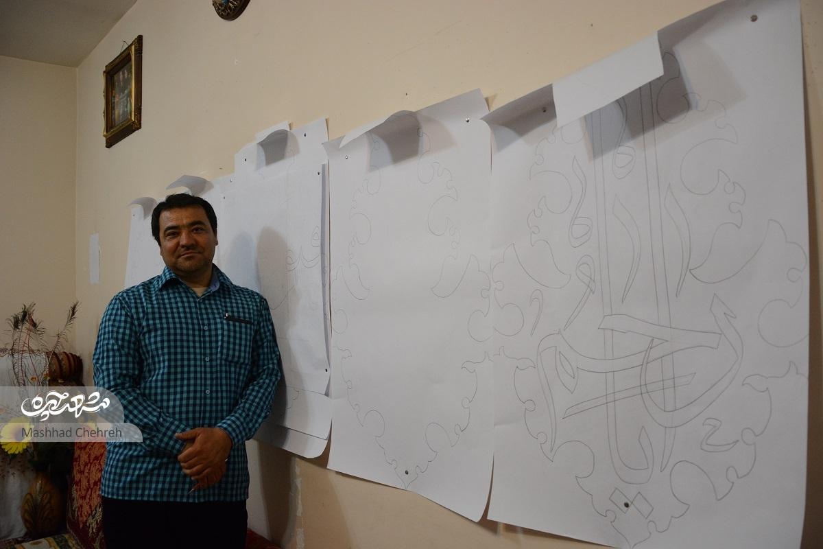 حسین آقا سه تا عشق دارد؛ خطاطی، ورزش و پدری کردن حسین آقا سه تا عشق دارد؛ خطاطی، ورزش و پدری کردن