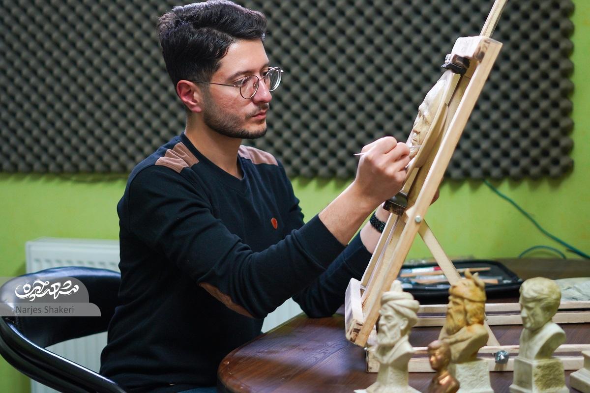 نوآوریهایی سیدیوسف نامورطباطبایی در مواد مجسمهسازی نوآوریهایی سیدیوسف نامورطباطبایی در مواد مجسمهسازی