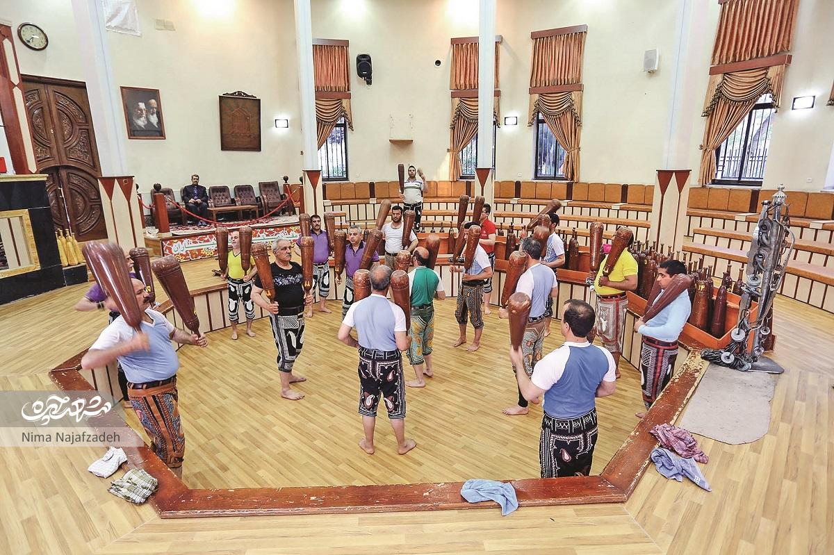 رسم رخصت در گود «وحدت» مشهد