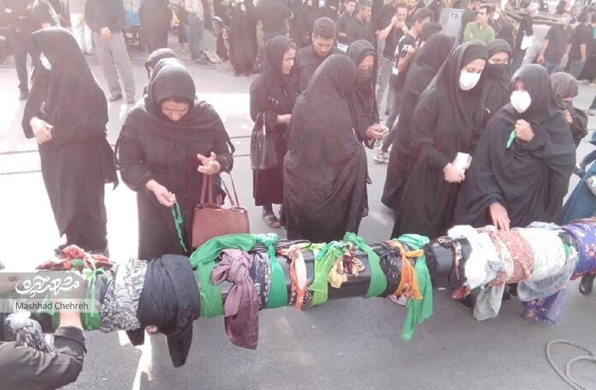«علمبندان» آیین زنان محله طبرسیشمالی در محرم است