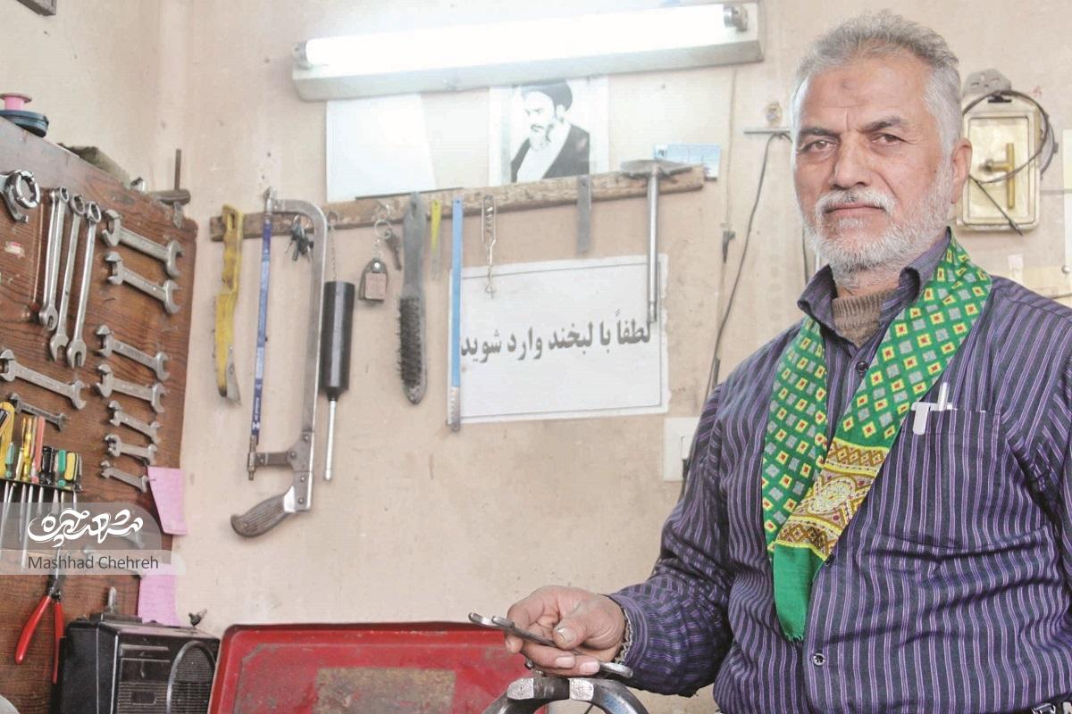 «سیدحسین محمدی» موتور‌های اسقاطی رزمندگان را تعمیر می‌کرد