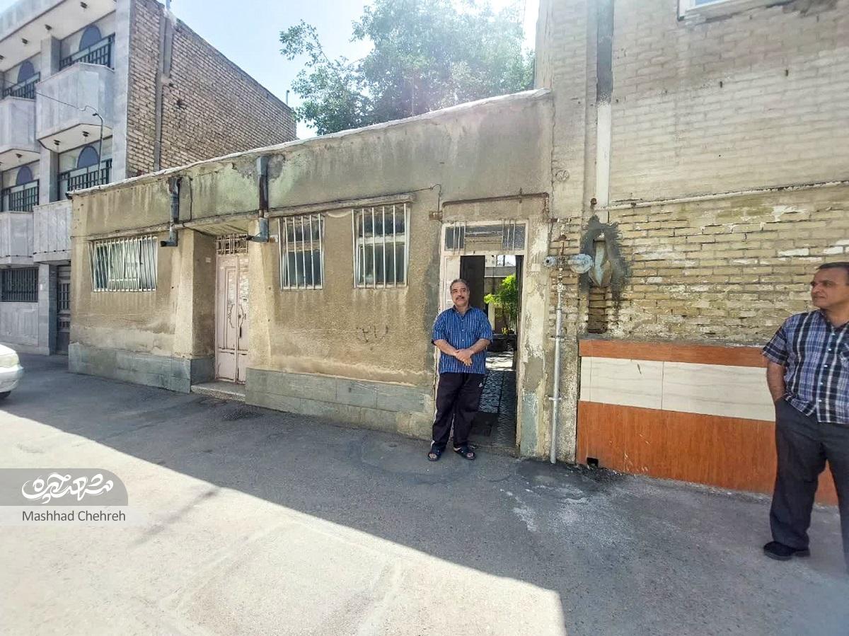 کوچه شهید عطایی در پایین خیابان کوچه شهید عطایی در پایین خیابان