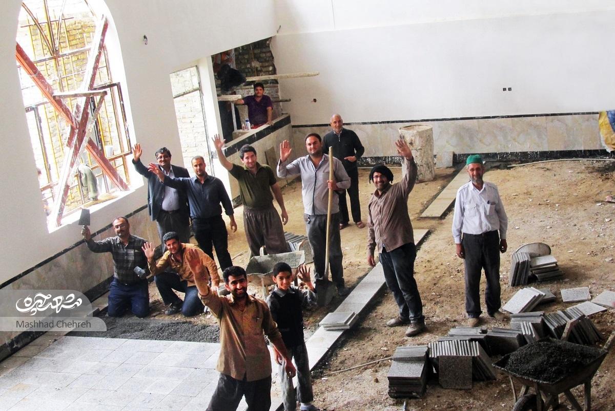 مسجد محله چهاربرج با کمک اهالی و خیران ساخته شد مسجد محله چهاربرج با کمک اهالی و خیران ساخته شد