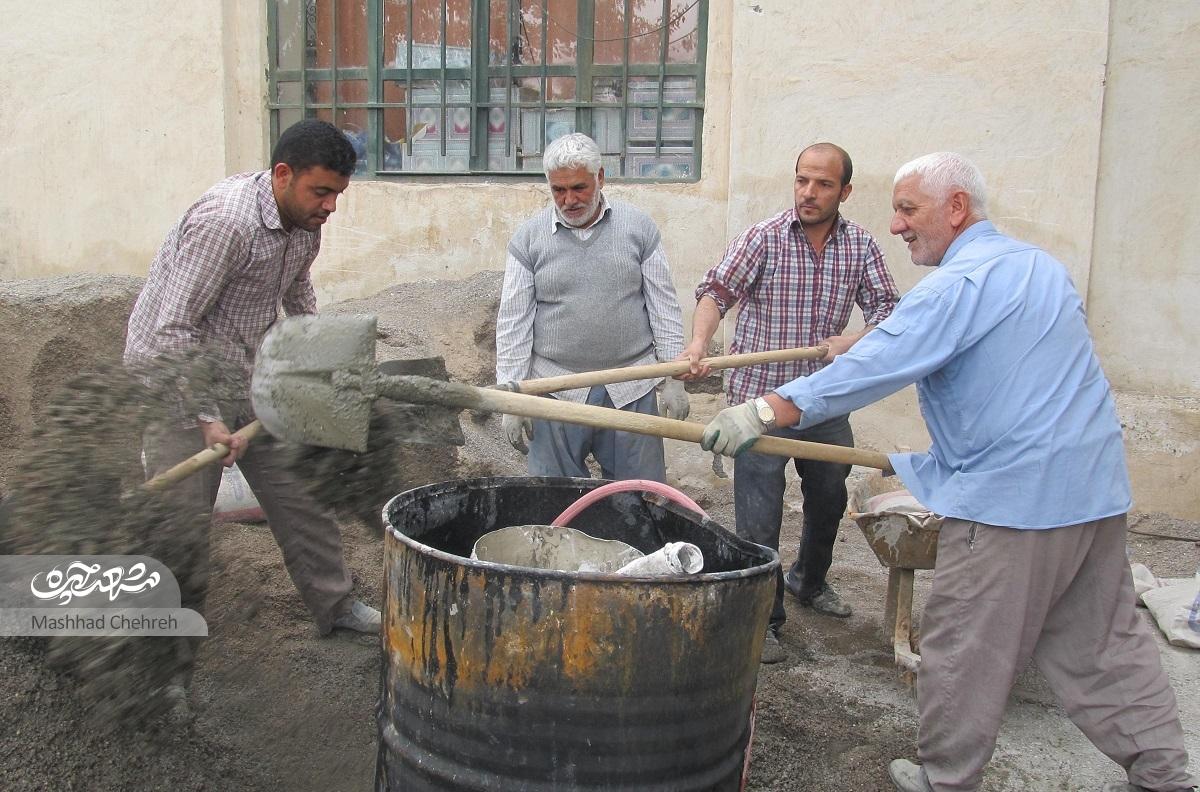 مسجد محله چهاربرج با کمک اهالی و خیران ساخته شد مسجد محله چهاربرج با کمک اهالی و خیران ساخته شد