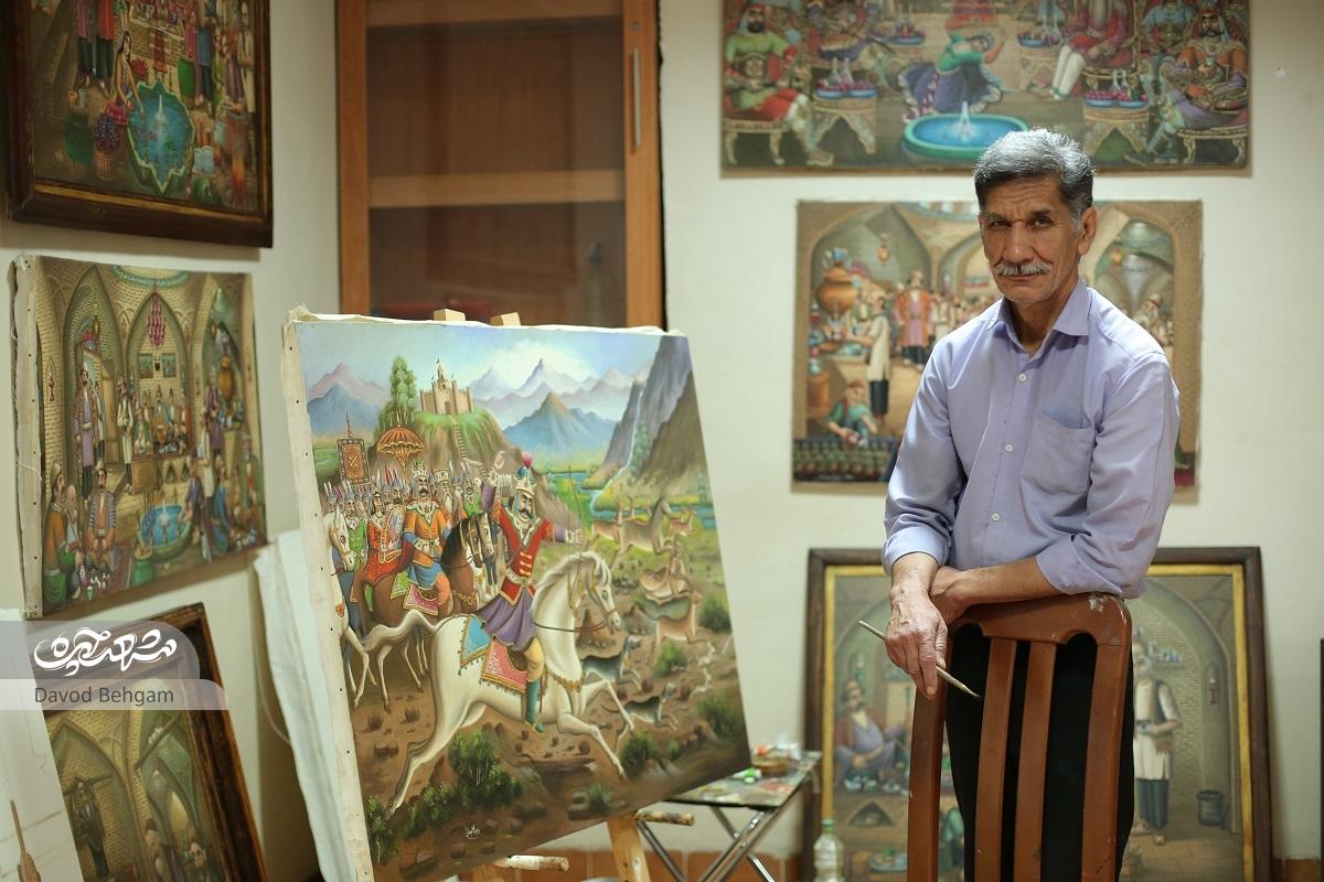 جادوی شاهنامه و نقاشی که به هم جان می‌دهند!