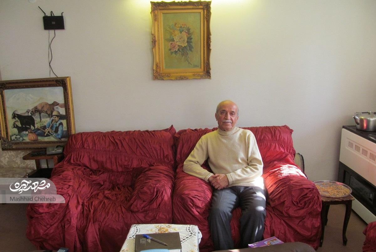 محسن کیهانی در آستانه ۸۰ سالگی، به کشیدن نقاشی ادامه می‌دهد