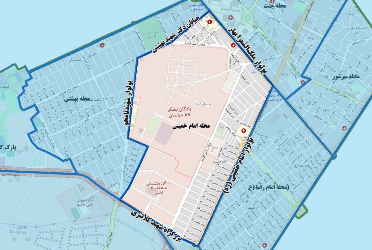 محله امام خمینی (ره)، محل پادگان ارتش!