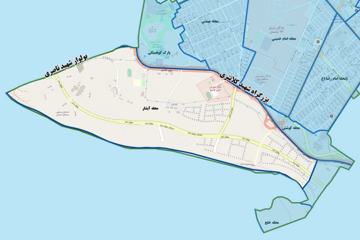 در هر هکتار از محله آبشار تنها یک نفر سکونت دارد! در هر هکتار از محله آبشار تنها یک نفر سکونت دارد!