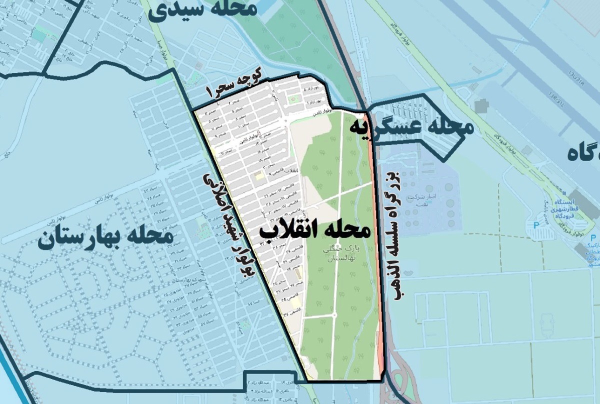 انقلاب؛ از سرسبزترین محلات مشهد