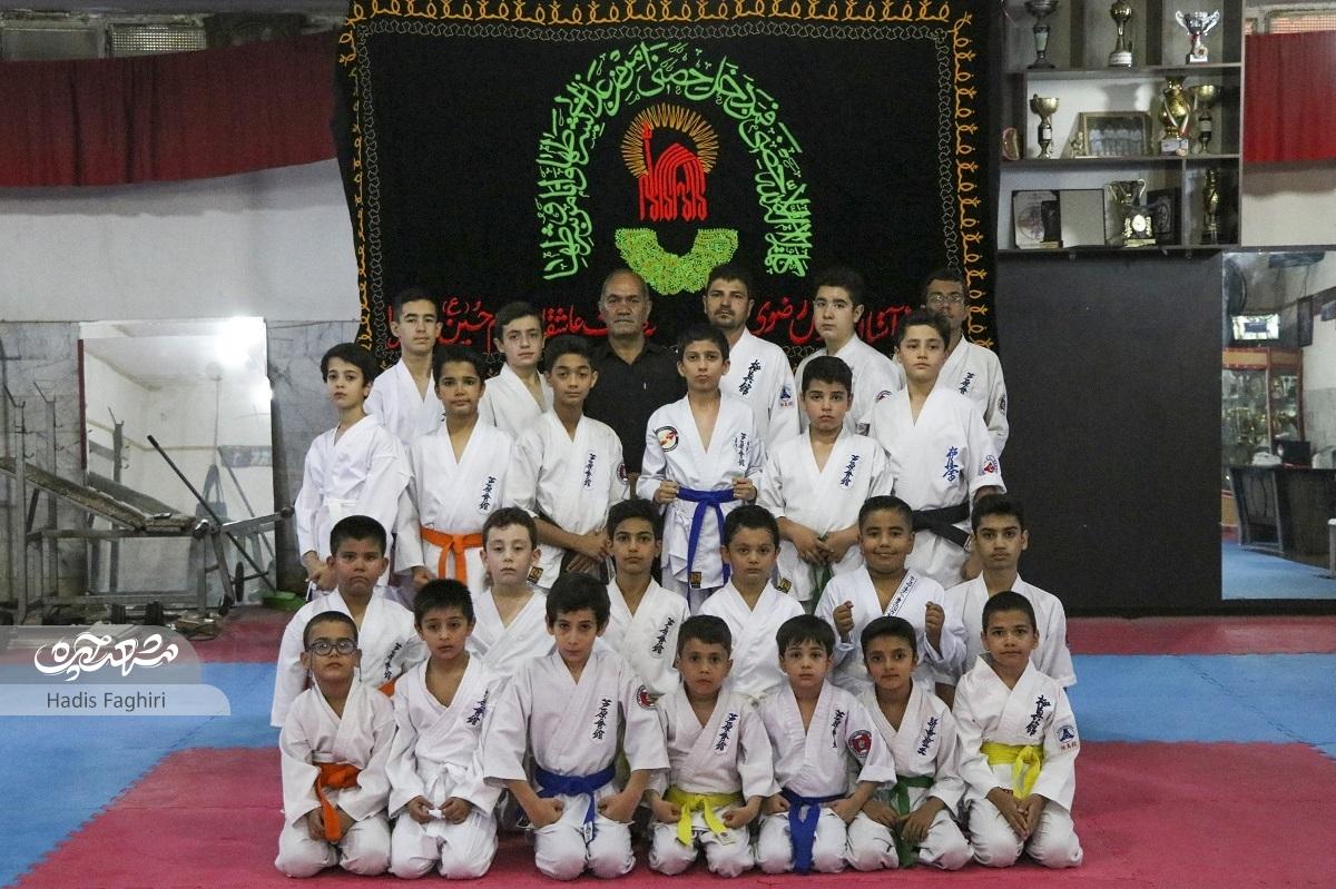 باشگاه کاراته‌کاران آزادشهر در محرم حسینیه می‌شود