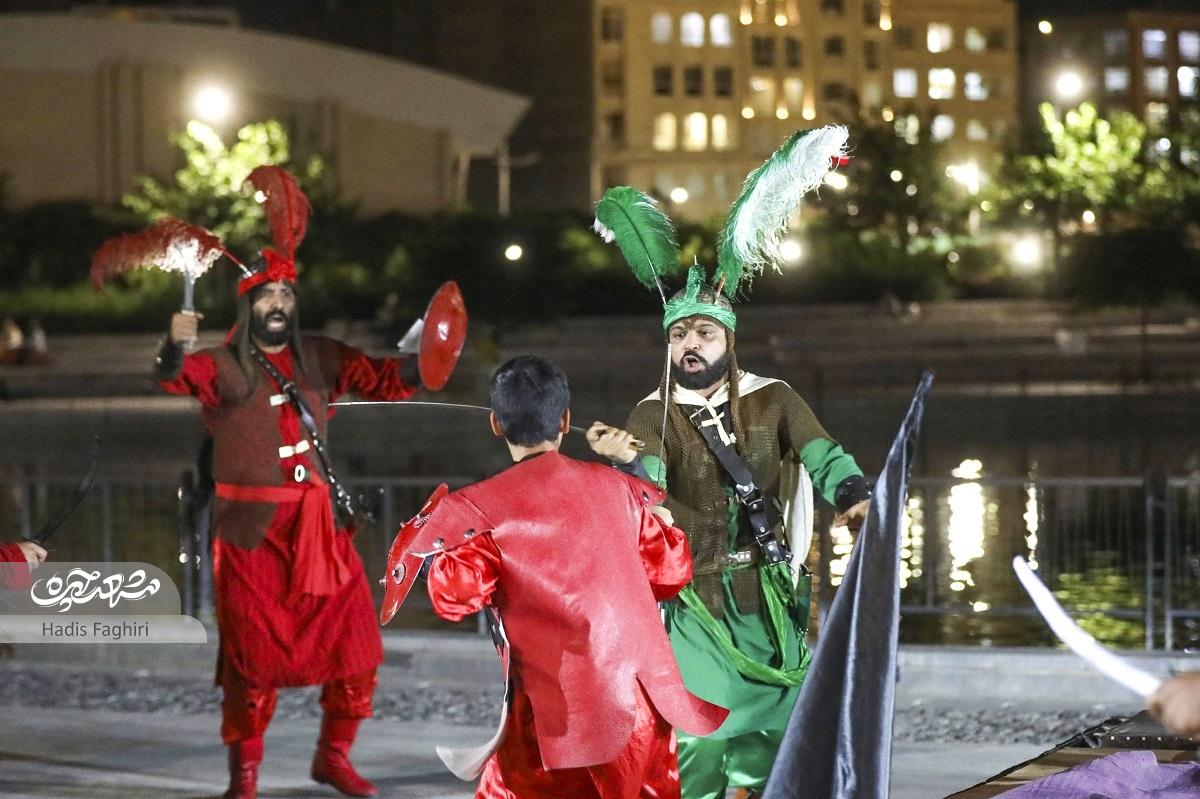 نمایش تعزیه‌خوانی در بوستان برکت