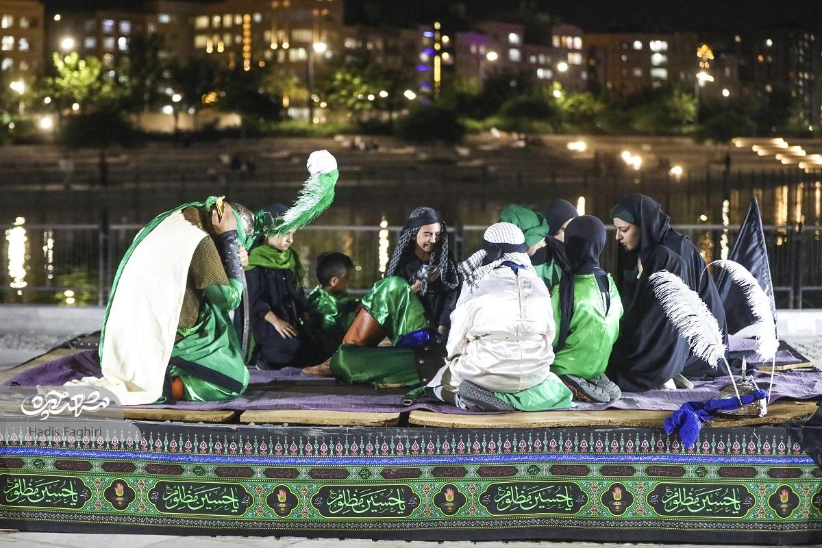 نمایش تعزیه‌خوانی در بوستان برکت