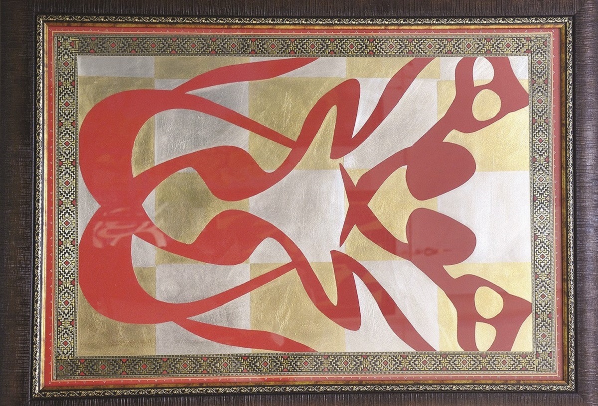 تذهیب تابلو‌های ورودی صحن حرم امام موسی‌کاظم (ع) و جوادالائمه (ع) هنر دست عباس عطاپور است