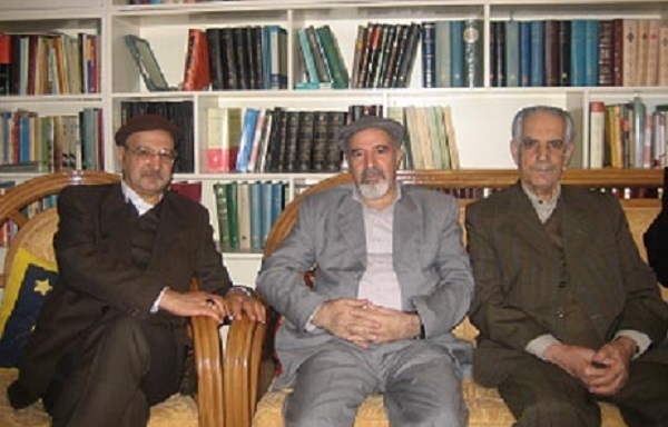 از سمت راست، محمد قهرمان، رضا افضلی و حسن لاهوتی